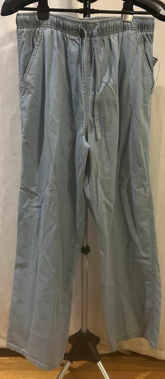 NWT Gloria Vanderbilt Causals Wide Leg Jeans size L